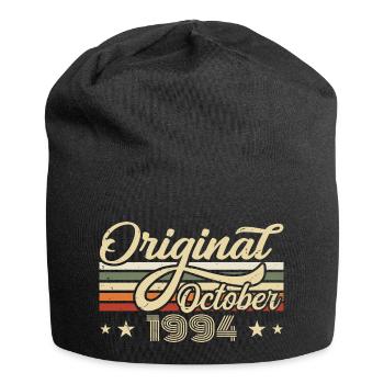 October 1994 Birthday in October - October 1994 - Jersey Beanie - black - Front