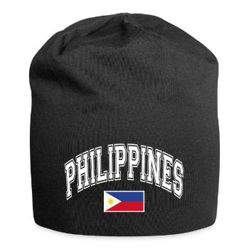 Philippines Flag - Jersey Beanie - black - Front