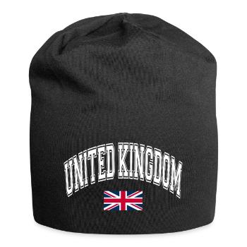 Drapeau du Royaume-Uni - Bonnet en jersey - noir - Devant