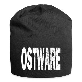 DDR Ostware Fun Ostalgie Gift Pullover Hoodie T-Shirt - Jersey Beanie - black - Front