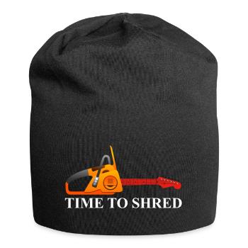 Time to Shred – Orange Guitar Tool - Jersey Beanie - black - Front