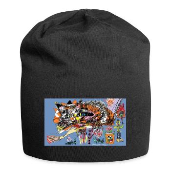 Neon Desire - Jersey Beanie - black - Front