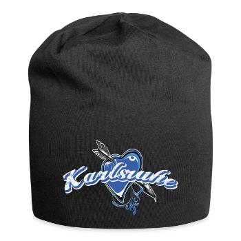 Karlsruhe - Bonnet en jersey - noir - Devant