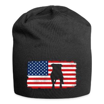 USA American Bulldog - Jersey Beanie - black - Front