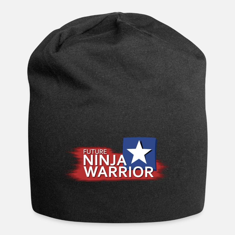 Future Ninja Warrior - Jersey-Beanie - Schwarz