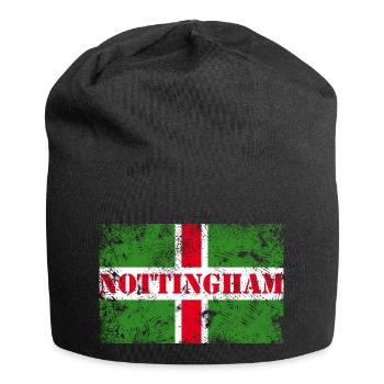 Nottingham Vintage - Jersey-Beanie - Schwarz - Vorne