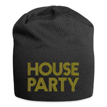 HOUSE PARTY - Bonnet en jersey - noir - Devant