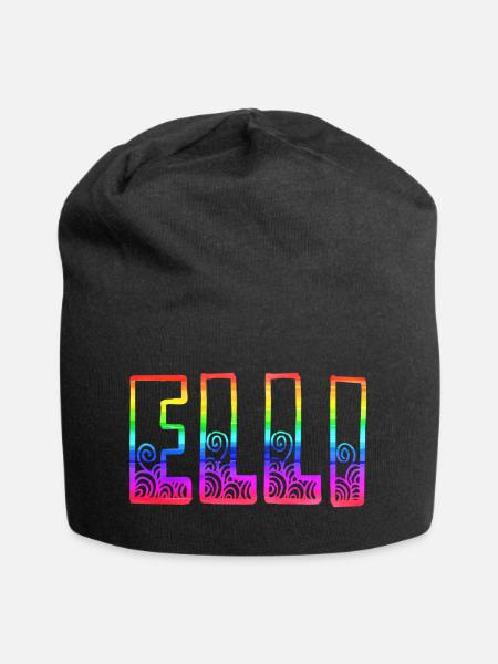 elli rs regenbogen - Jersey-Beanie - Schwarz