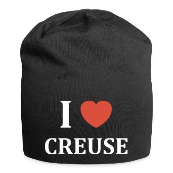 i love creuse - Bonnet en jersey - noir - Devant