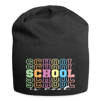 School is cool - Jersey Beanie - black - Front
