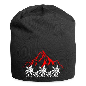 Swiss Mountains - Jersey Beanie - black - Front