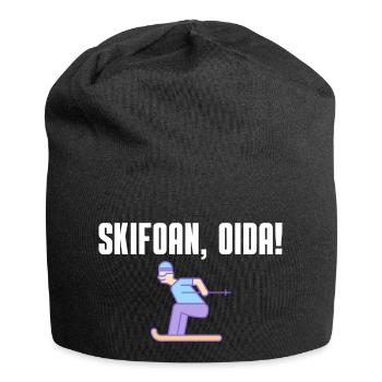 Skifoan, Oida - Jersey-Beanie - Schwarz - Vorne
