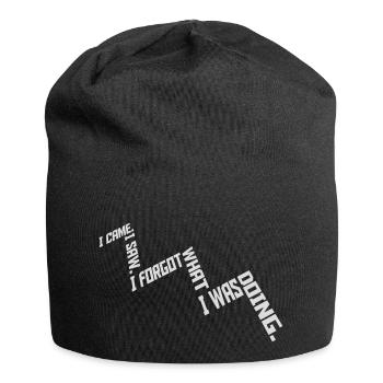 Je suis venu voir oublier - Bonnet en jersey - noir - Devant