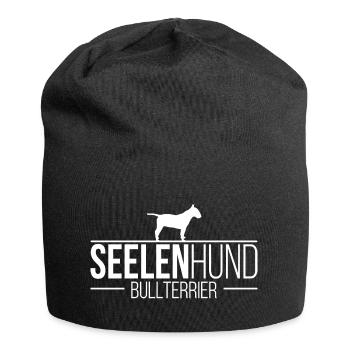 Bullterrier Seelenhund Hunde Hund Wilsigns - Jersey-Beanie - Schwarz - Vorne