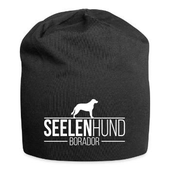 Borador Seelenhund Hundespruch Hunde Wilsigns - Jersey-Beanie - Schwarz - Vorne