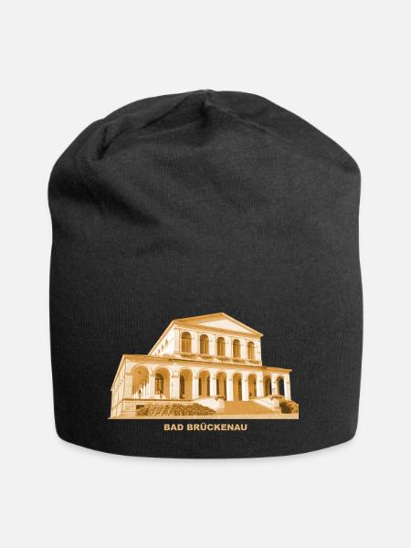 Bad Brückenau Heilbad Unterfranken Bayern - Jersey-Beanie - Schwarz