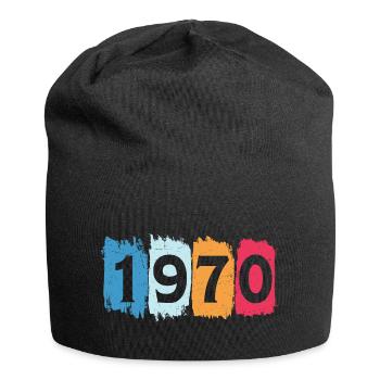 Retro 1970 t-shirt 70 vintage 1970 - Jersey-Beanie - Schwarz - Vorne