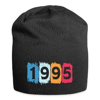 T-shirt rétro 1995 95 millésime 1995 - Bonnet en jersey - noir - Devant