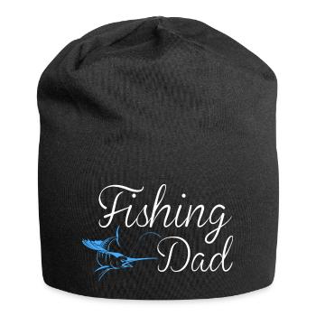 FISHING DAD - Jersey Beanie - black - Front