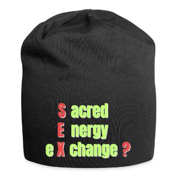 Sacred Energy Exchange - Jersey Beanie - black - Front