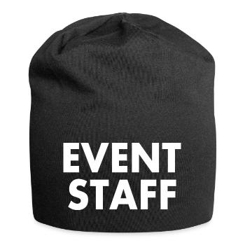 Event staff - Jersey-Beanie - Schwarz - Vorne