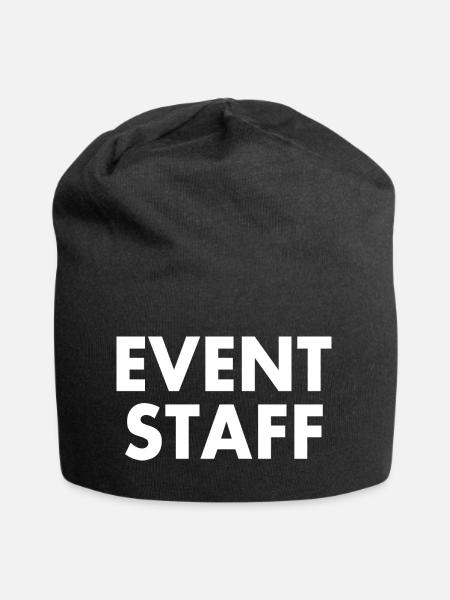 Event staff - Jersey-Beanie - Schwarz