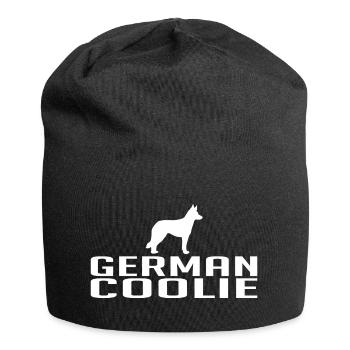 Coolie allemand chien race chiens Wilsigns - Bonnet en jersey - noir - Devant
