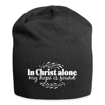 En Christ seul - Bonnet en jersey - noir - Devant
