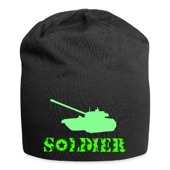 Tank Soldier - Jersey Beanie - black - Front