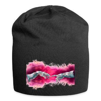 Moderne Kunst Michelangelo - Jersey-Beanie - Schwarz - Vorne