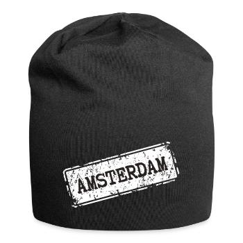 Amsterdam Street Style - Jersey Beanie - black - Front