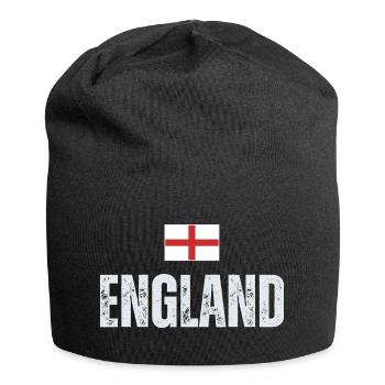 Drapeau de l’Angleterre, patriote anglais - Bonnet en jersey - noir - Devant