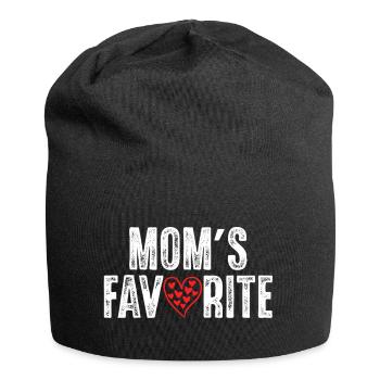 Le préféré de maman - Bonnet en jersey - noir - Devant