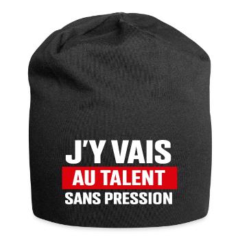 Soit j'ai raison soit tu as tort cadeau drôle  - Bonnet en jersey - noir - Devant