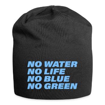 Eau - Bonnet en jersey - noir - Devant