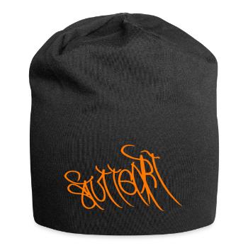 Stuttgart Streetart Souvenir - Jersey-Beanie - Schwarz - Vorne