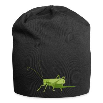 Heuschrecke - Jersey-Beanie - Schwarz - Vorne