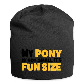 pony - Jersey Beanie - black - Front