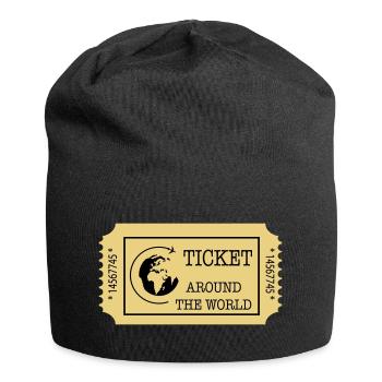 Around the World Ticket - Jersey-Beanie - Schwarz - Vorne
