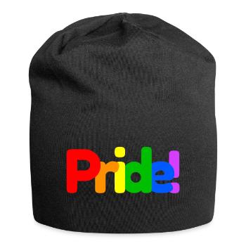 Pride LGBT Gay Pride - Jersey-Beanie - Schwarz - Vorne