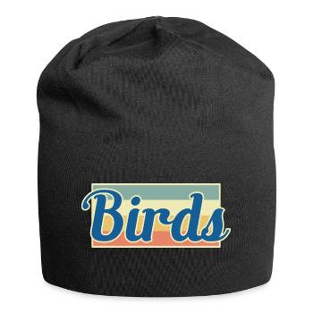 Oiseaux oiseaux - Bonnet en jersey - noir - Devant