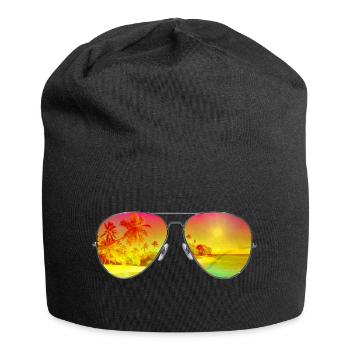 Sunny glasses - Jersey Beanie - black - Front