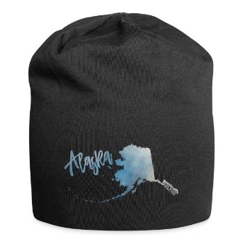 Alaska - Jersey-Beanie - Schwarz - Vorne