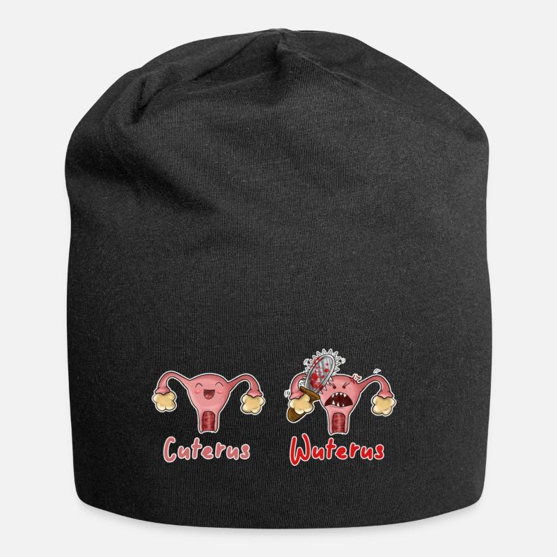 cuterus - Jersey-Beanie - Schwarz