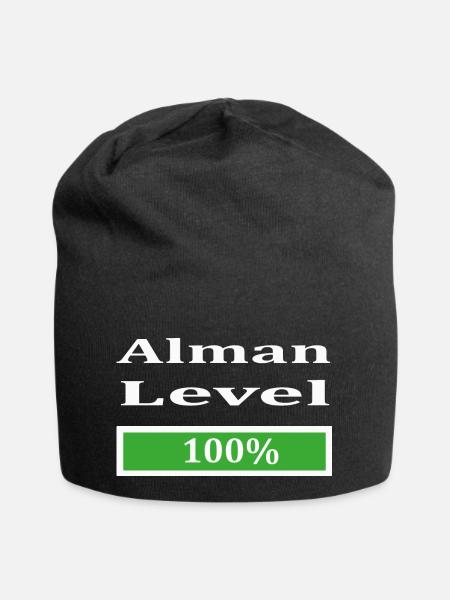 Alman - Jersey-Beanie - Schwarz