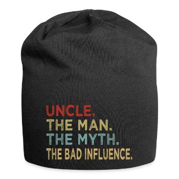 Uncle - The Man - The Myth - The Bad Influence - Jersey Beanie - black - Front