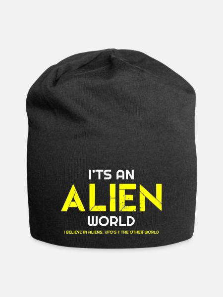 Es dreht sich alles um die Aliens, Aliens, Aliens Hoodies, - Jersey-Beanie - Schwarz