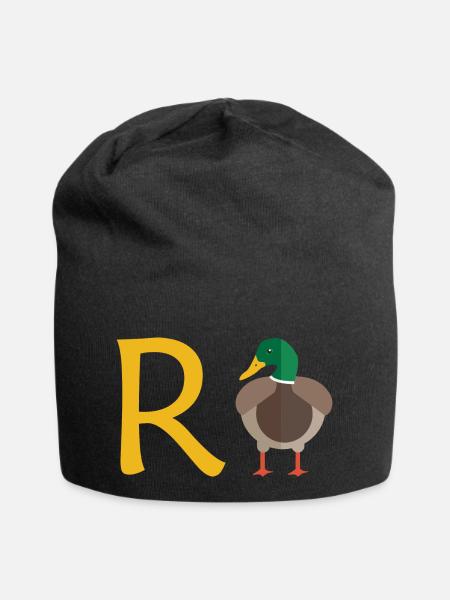 Rente Ente Ruhestand Pension Frührente Geschenk - Jersey-Beanie - Schwarz