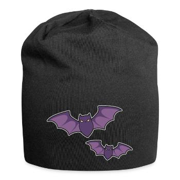 Les chauves-souris - Bonnet en jersey - noir - Devant
