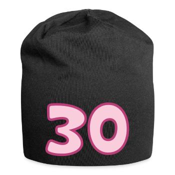 30e anniversaire 30 ans - Bonnet en jersey - noir - Devant